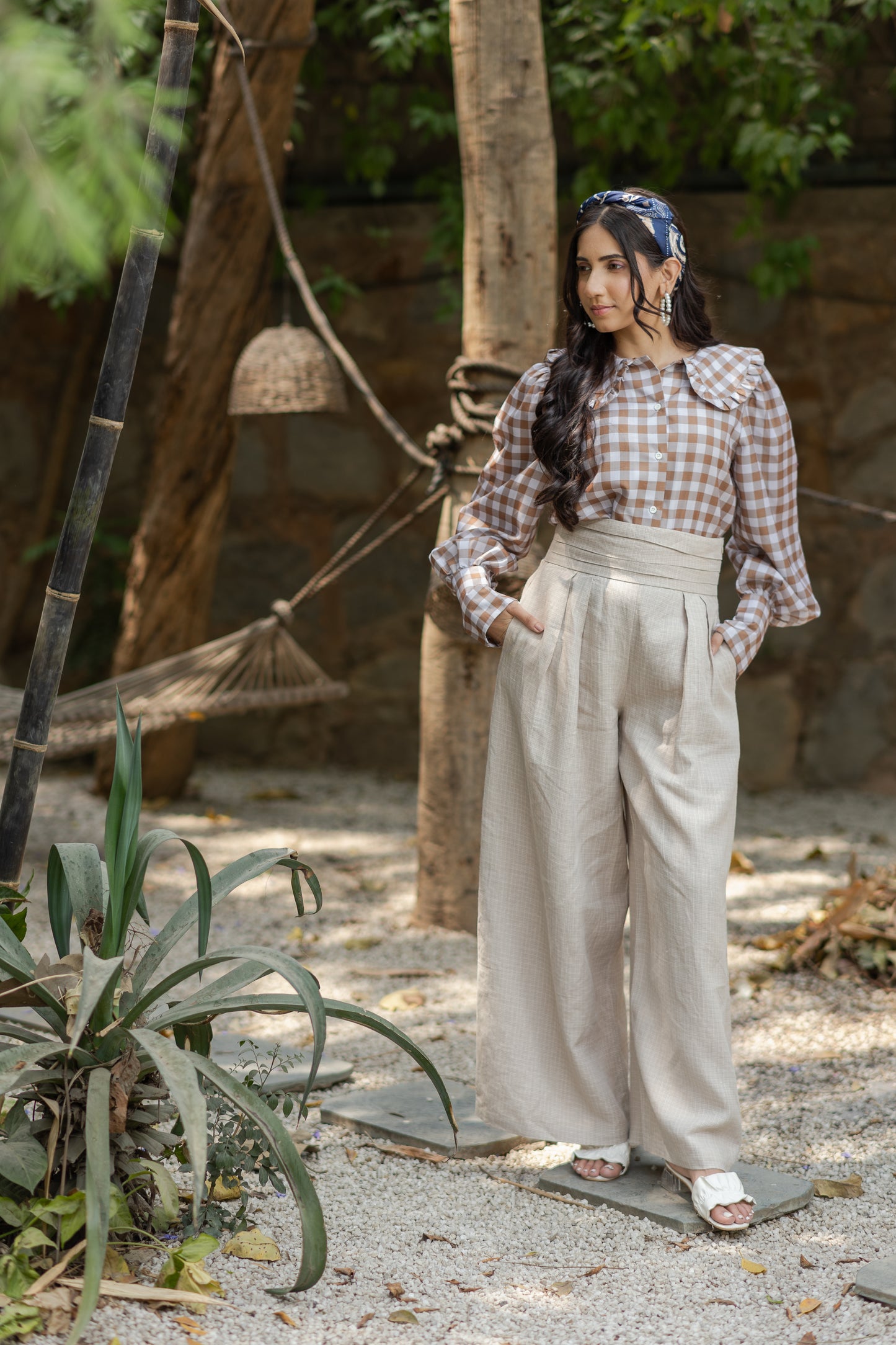 SHADOW LINEN PANTS