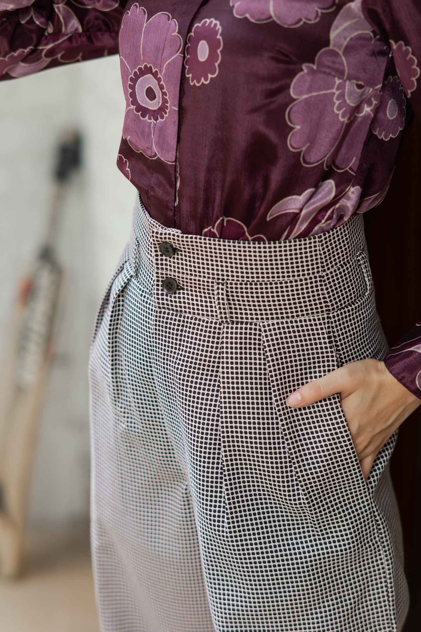 ELEGANZA HIGH WAIST TROUSERS
