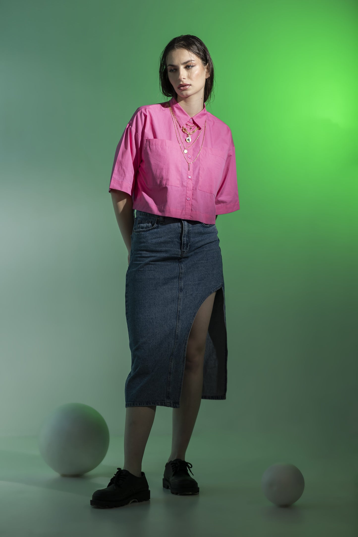 PINK POCKET SHIRT