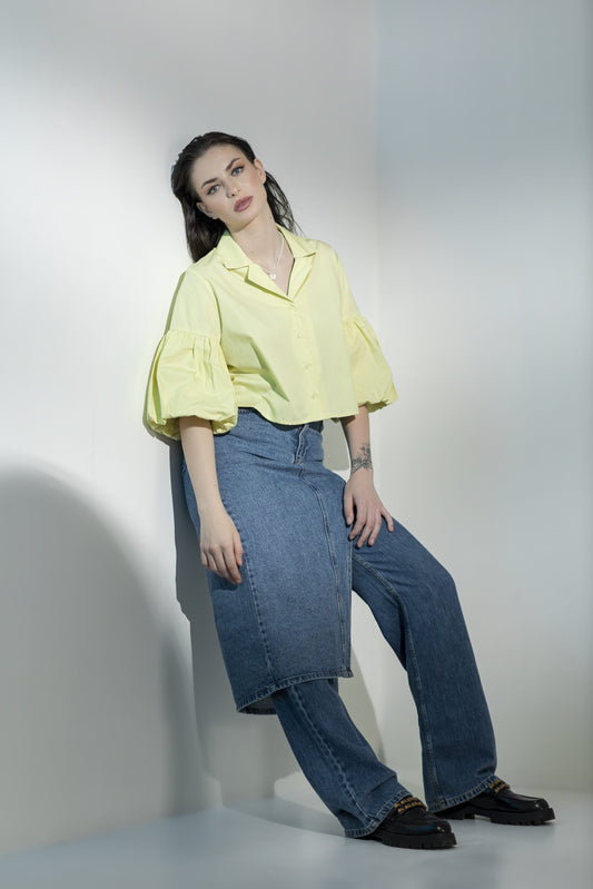 ZESTY YELLOW SHIRT...