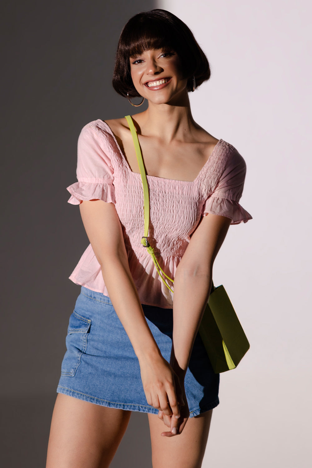 Smoked Peplum Top...