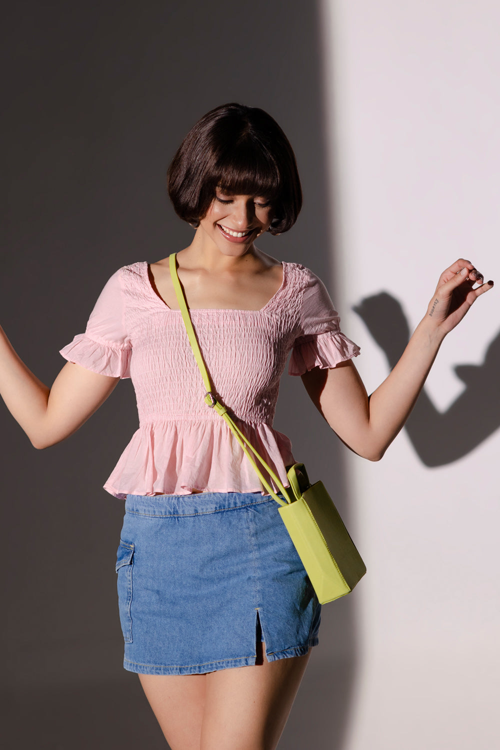 Smoked Peplum Top...