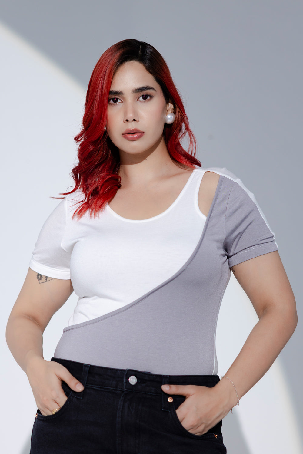 Grey and White Basic...