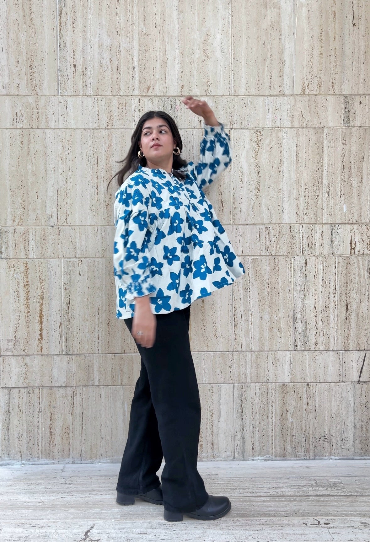 IRIS LINEN TOP