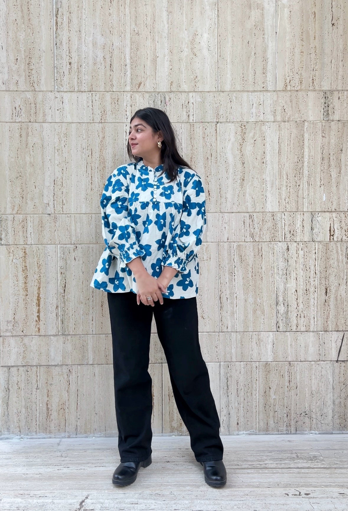 IRIS LINEN TOP
