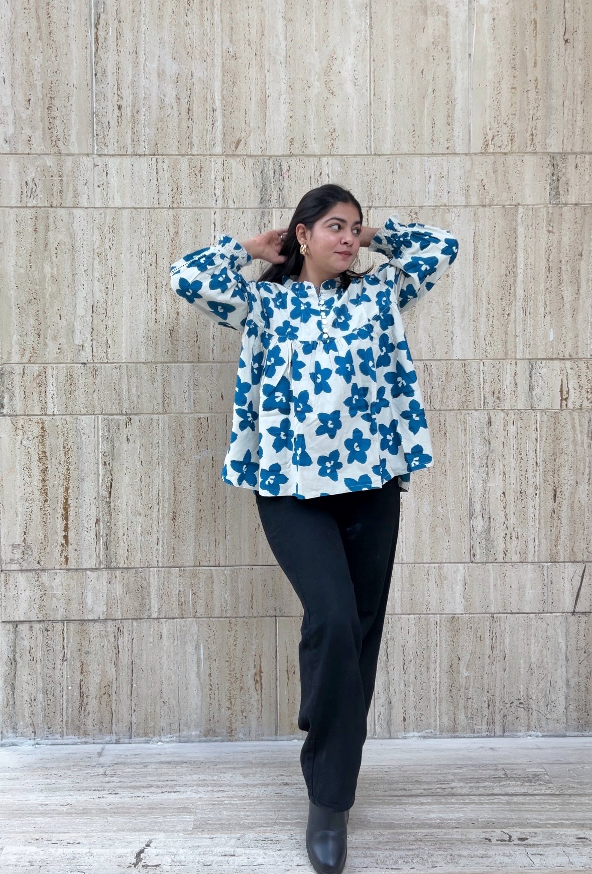 IRIS LINEN TOP