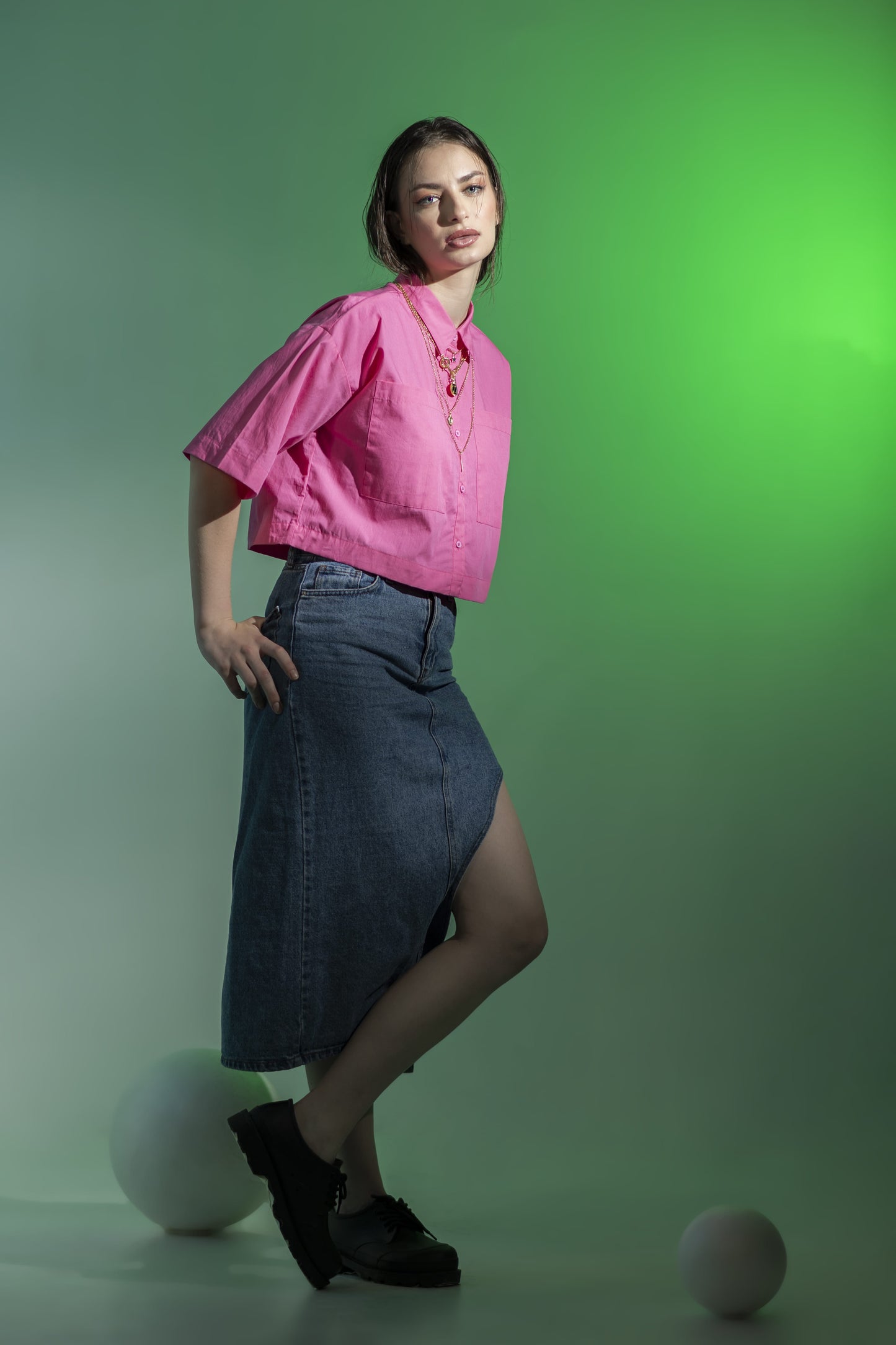 PINK POCKET SHIRT