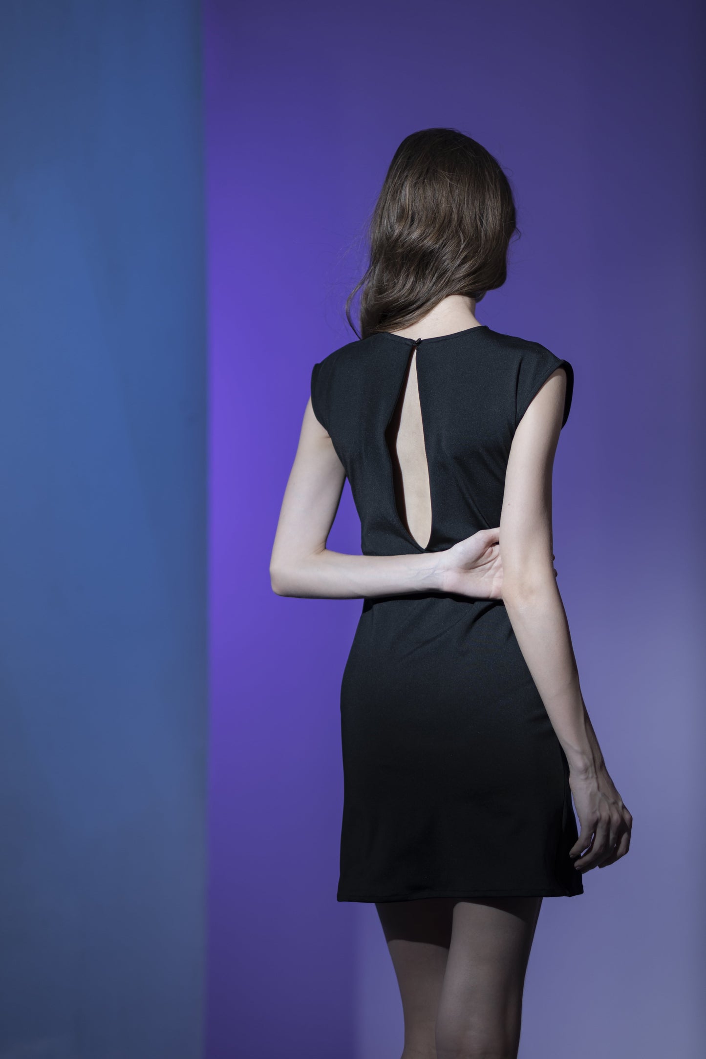 Noir Duo Mini Dress