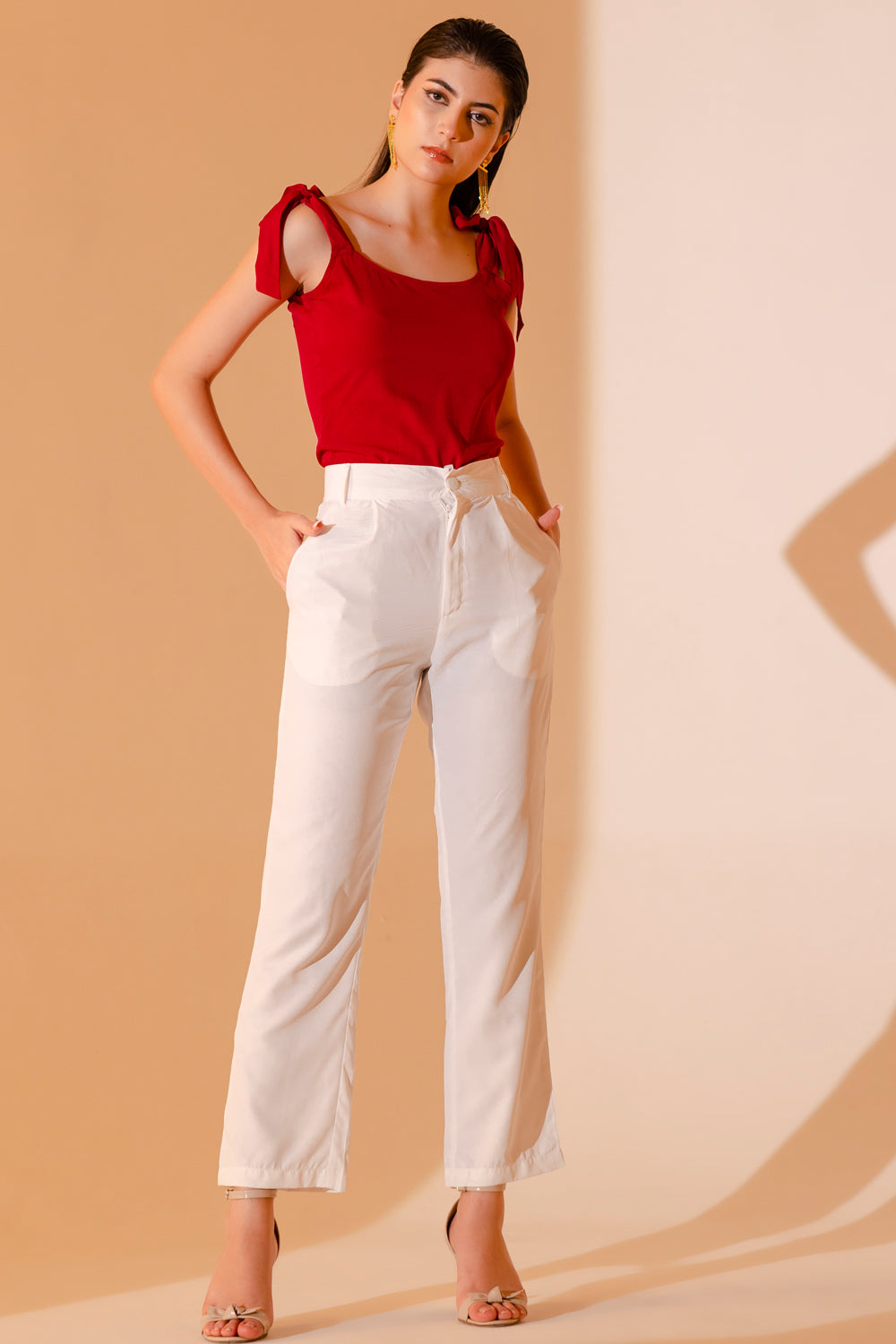 White Soft Pants...