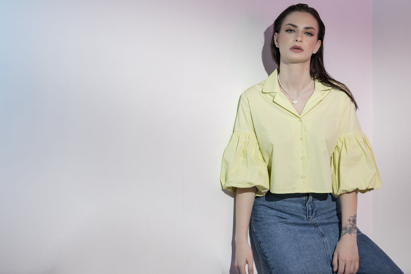 ZESTY YELLOW SHIRT...