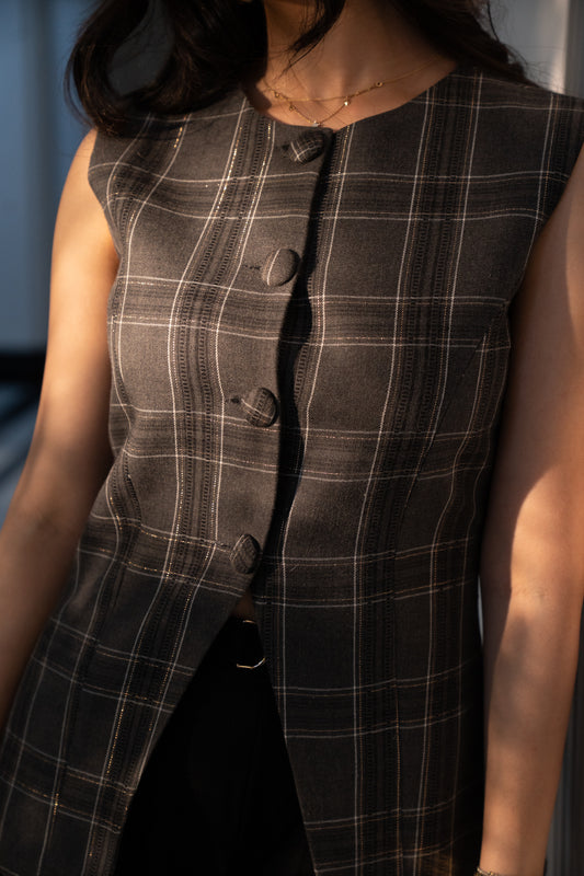 Grid Waistcoat