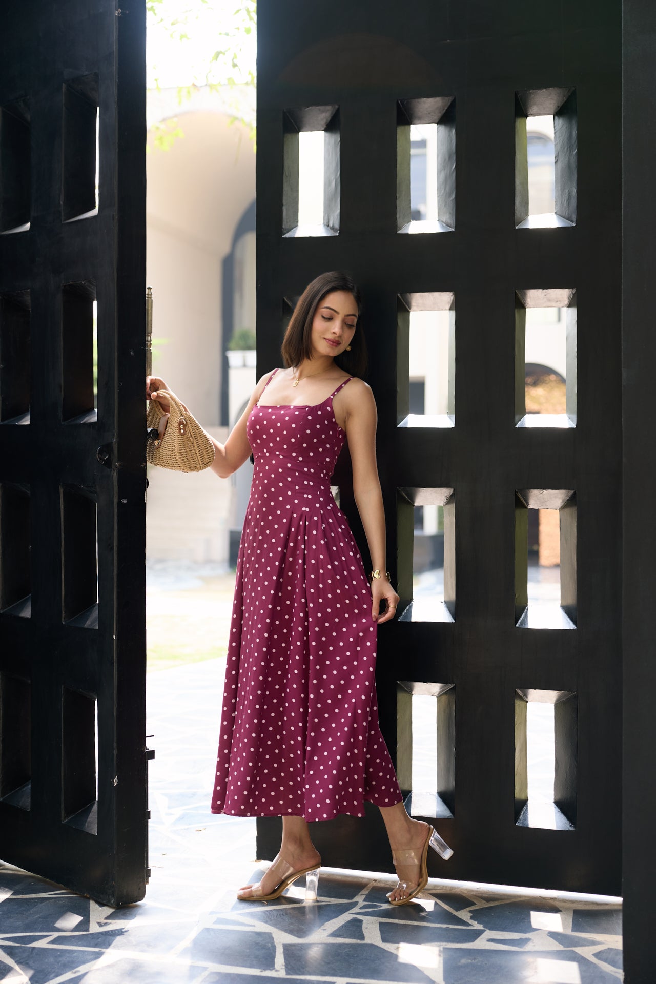 Sofia Dress - Raspberry Pink