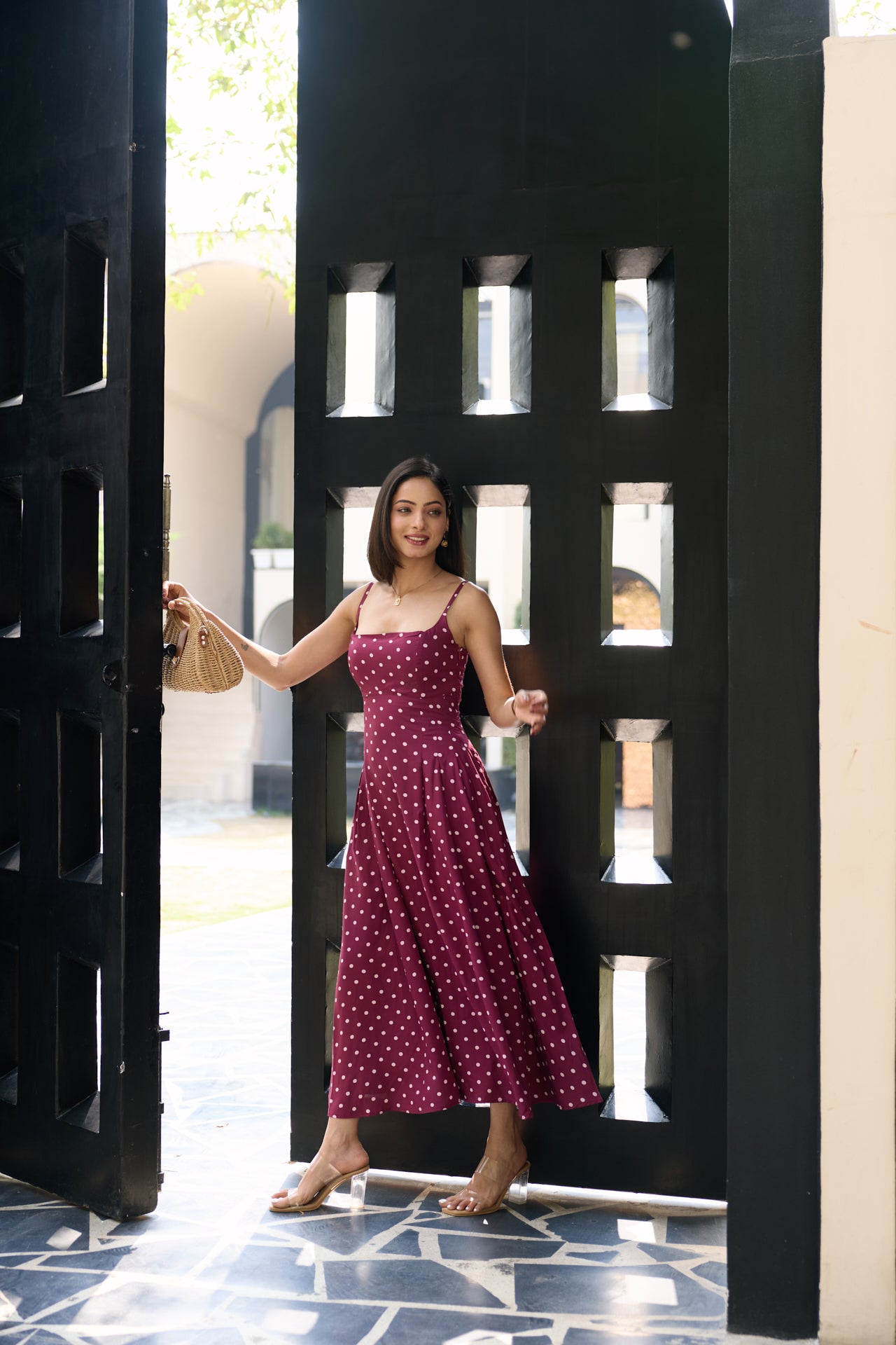 Sofia Dress - Raspberry Pink