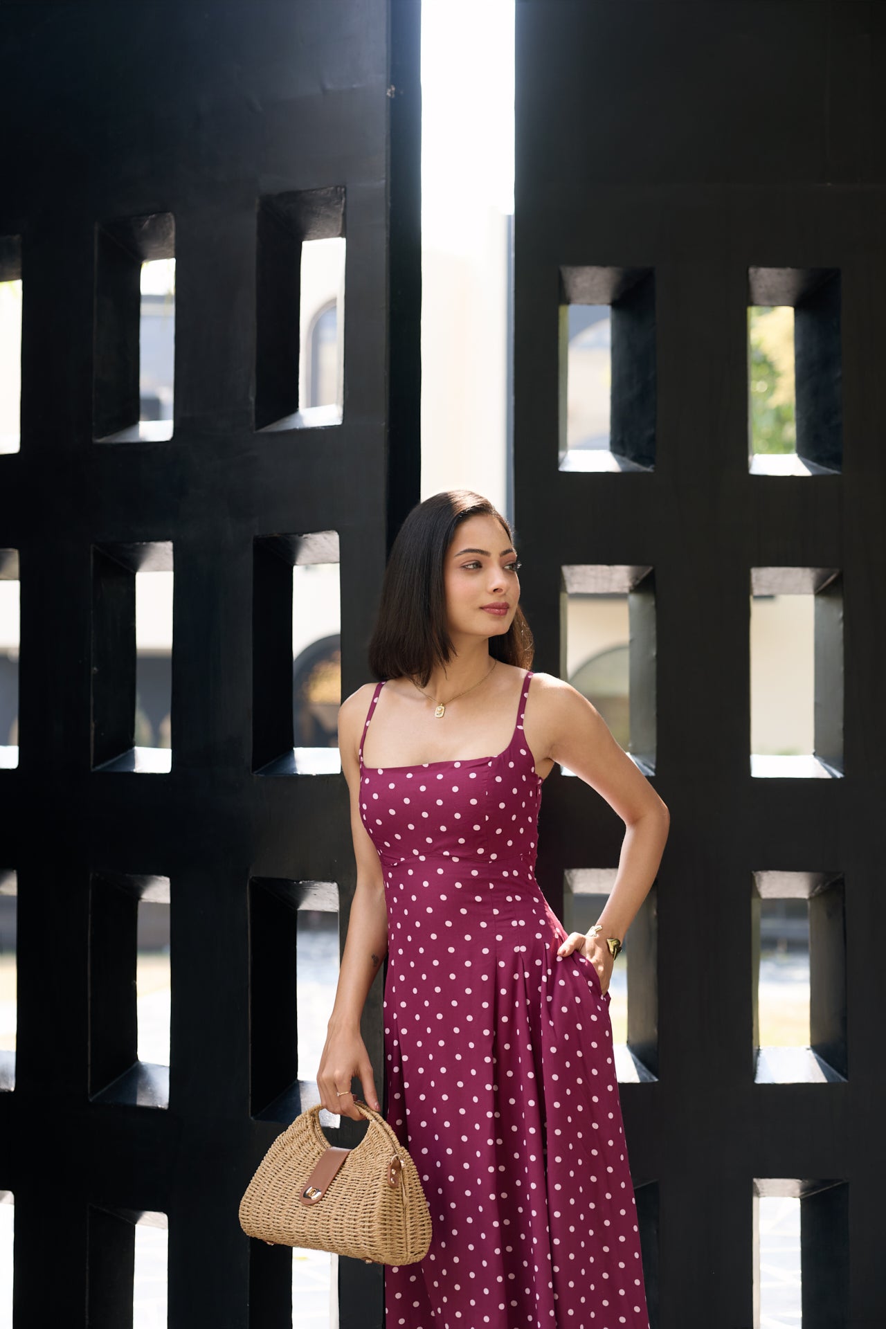 Sofia Dress - Raspberry Pink