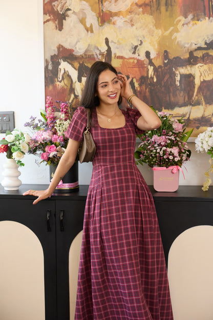 Sera Check Dress